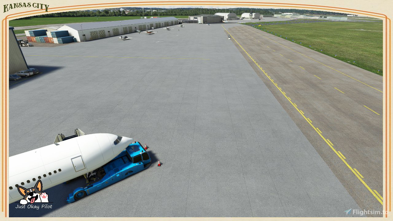 Charles B Wheeler Downtown Airport KMKC For Microsoft Flight Simulator ...