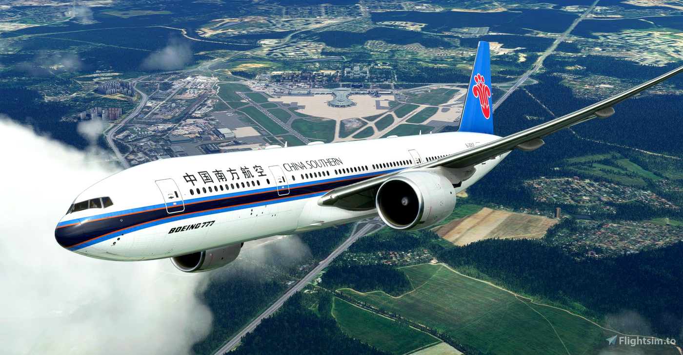 China Southern Airlines CaptainSim 777-200ER for Microsoft Flight ...