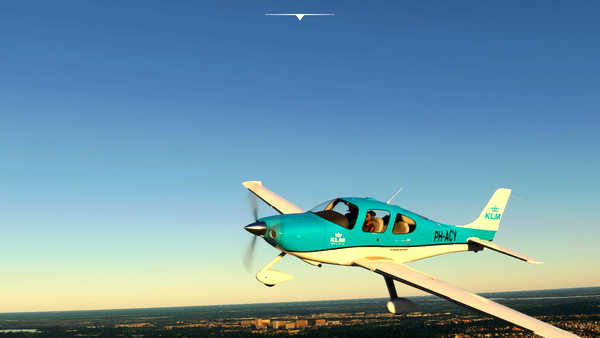 Cirrus SR22 KLM Flight Training - for Microsoft Flight Simulator