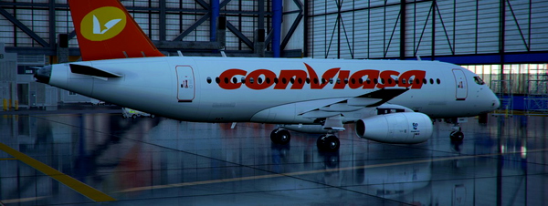 Conviasa Fictional Sukhoi Superjet 100 (SU5) only Texture - for Microsoft Flight Simulator