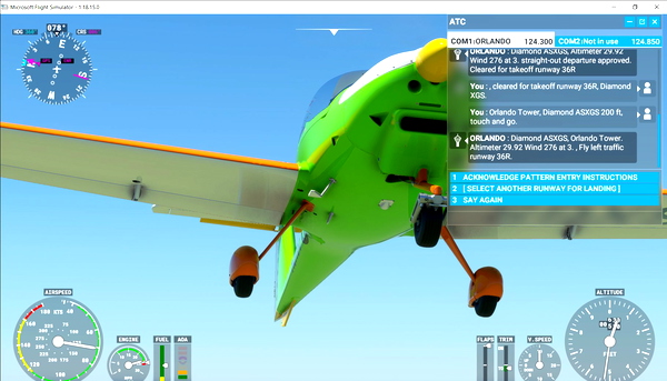 DV20 Green And Orange - for Microsoft Flight Simulator