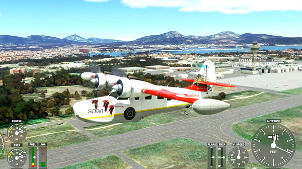 Grumman Goose Livery for Airsardinia Virtual Airline - for Microsoft Flight Simulator