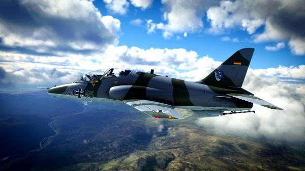 Indiafoxtecho Boeing T-45C Goshawk Hawk German Air Force Luftwaffe Livery - for Microsoft Flight Simulator