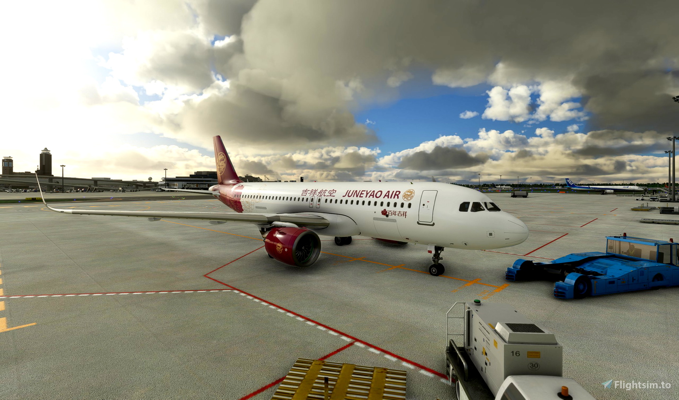 [A32NX] Juneyao Airlines Offical A320neo Livery Pack for Microsoft ...