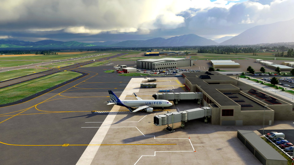 KGPI - Glacier Park International Airport (Kalispell, Montana) - for Microsoft Flight Simulator