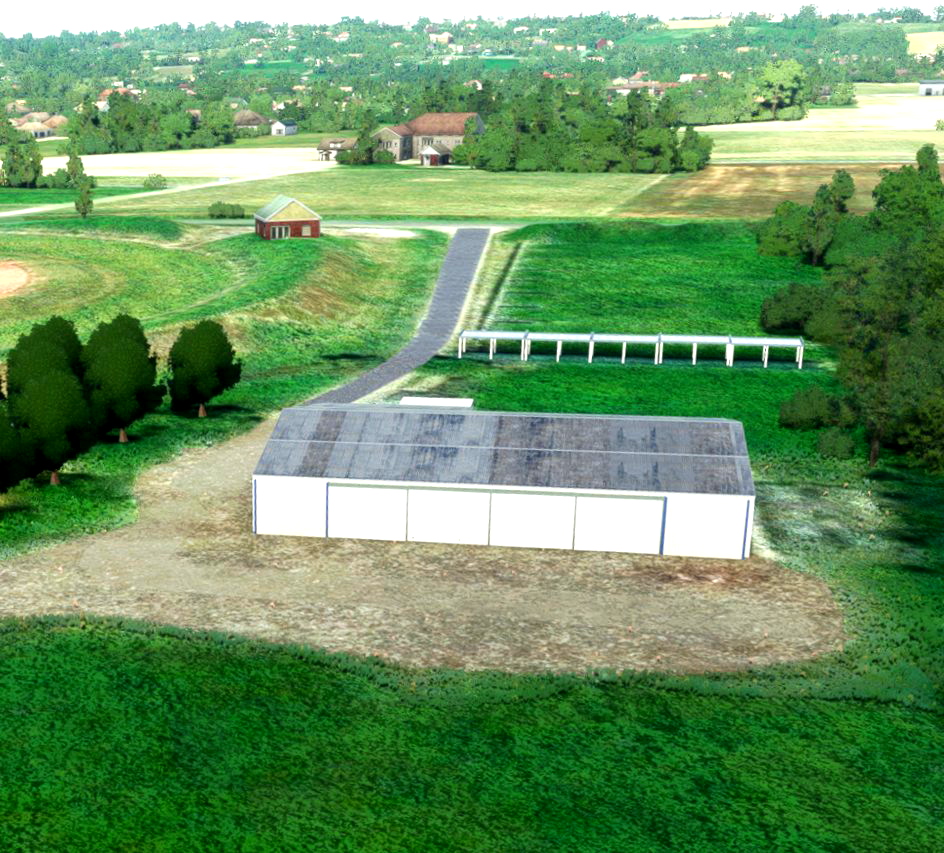 LFDM Marmande Virazeil Airport (Aérodrome de carpète) for Microsoft