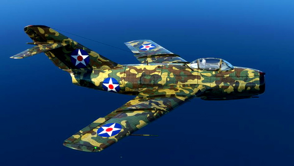 MIG-15 Camo - for Microsoft Flight Simulator