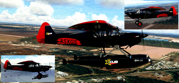 XCub Black Pack Ver 1.0 - for Microsoft Flight Simulator