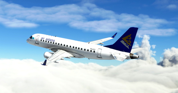 Air Astana Embraer 175 (Virtuacol) - for Microsoft Flight Simulator