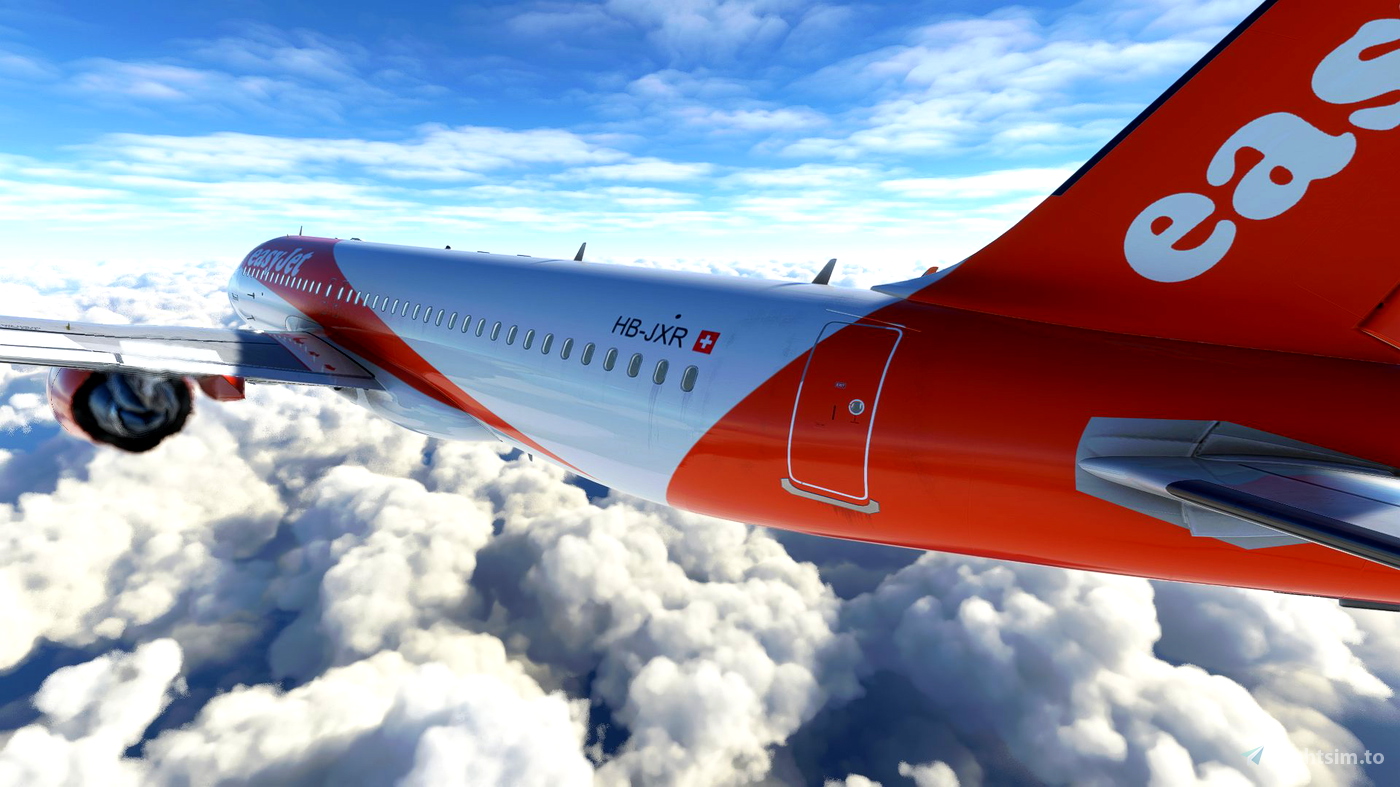 Asobo A320Neo EasyJet Switzerland HB-JXR | 4K for Microsoft Flight ...