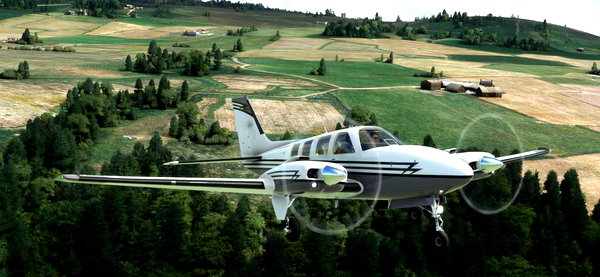 Beechcraft Baron Trident - for Microsoft Flight Simulator