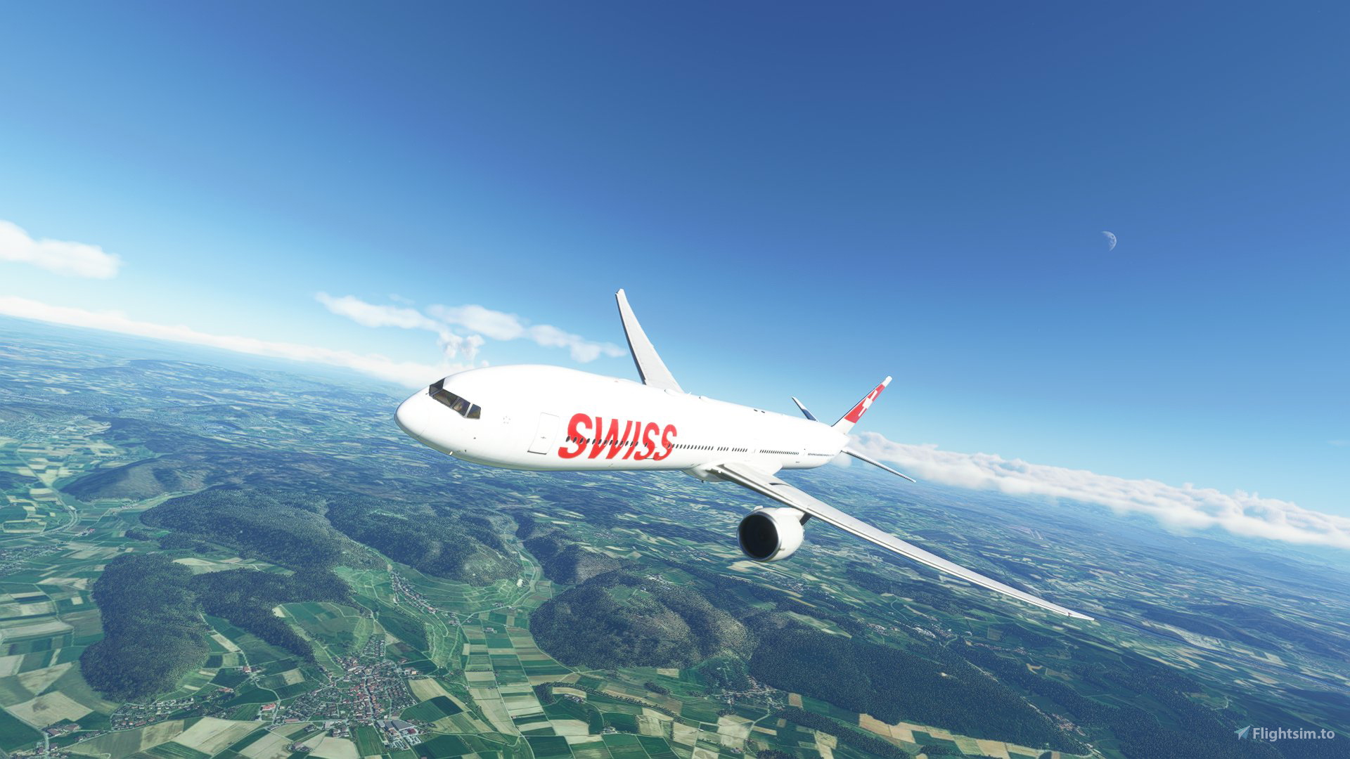 Captain Sim B777-300ER Swiss HB-JNB | 8K For Microsoft Flight Simulator ...