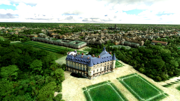 Château de Rambouillet and other landmarks - for Microsoft Flight Simulator