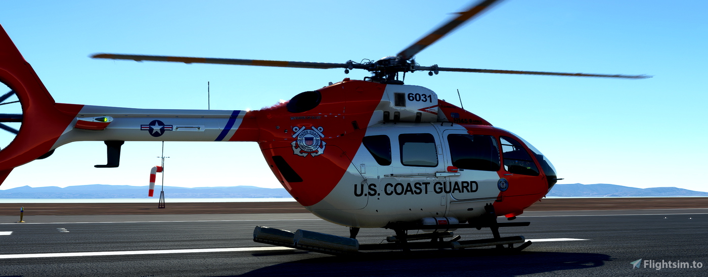 H145 US Coast Guard Livery Updated for HEMS for Microsoft Flight ...