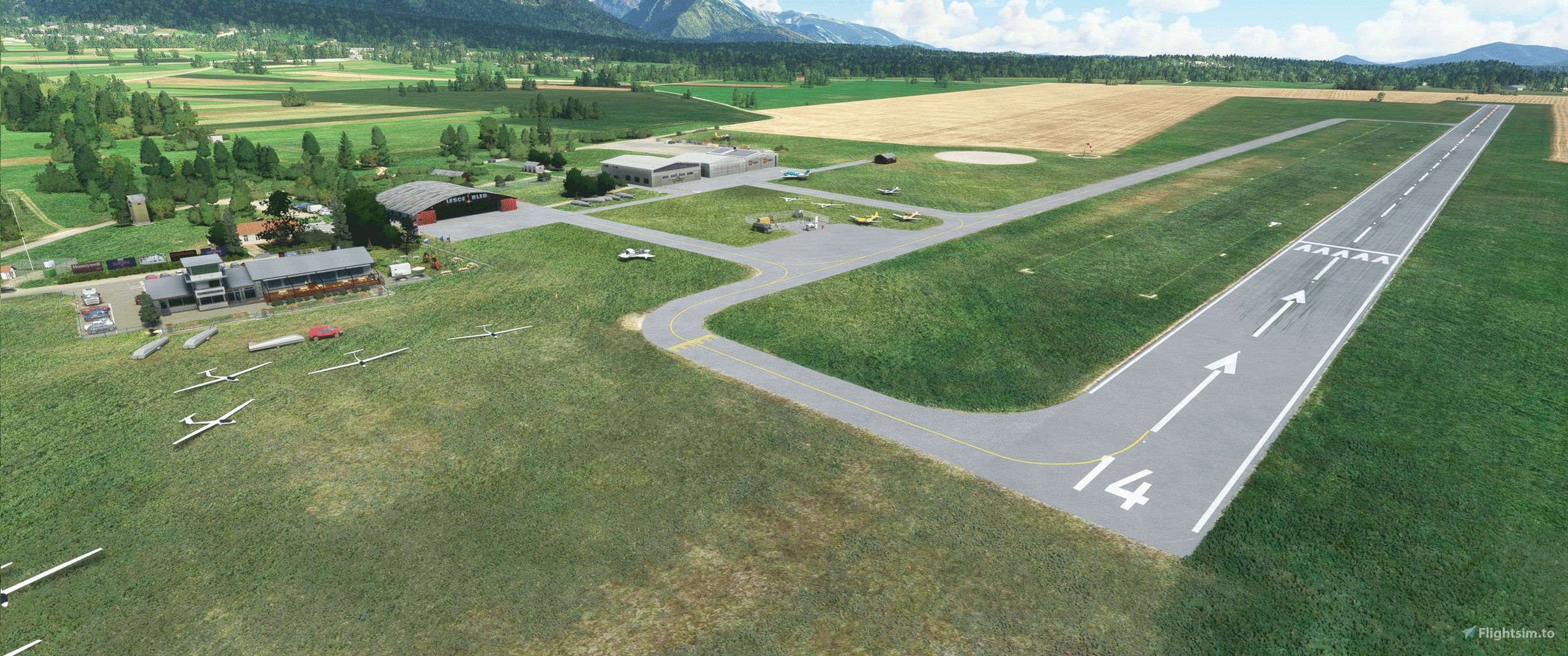 LJBL - Lesce Bled Airport, Slovenia For Microsoft Flight Simulator | MSFS