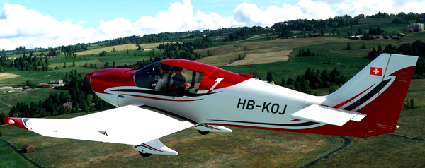 Robin DR400 Cosinus - for Microsoft Flight Simulator