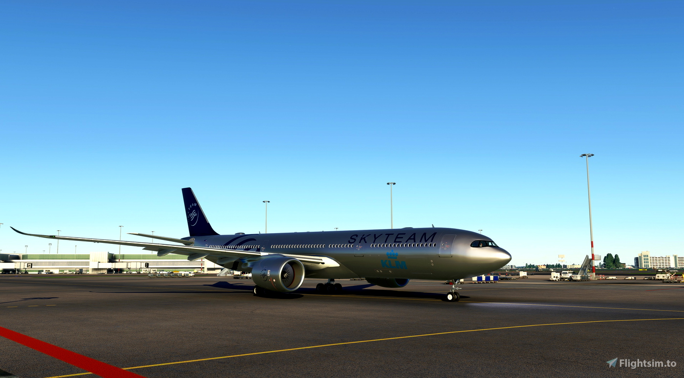 A330-900 KLM SKYTEAM LIVERY for Microsoft Flight Simulator | MSFS