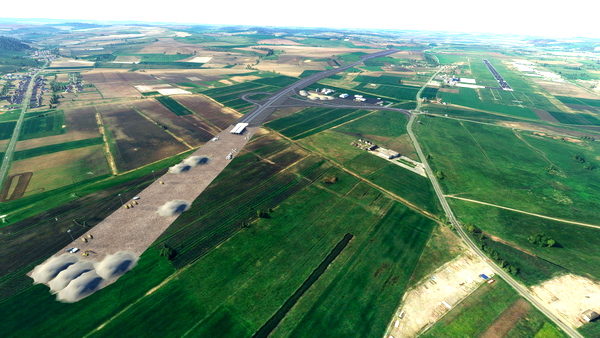 Autostrada Transilvania, Târgu Mureș - for Microsoft Flight Simulator