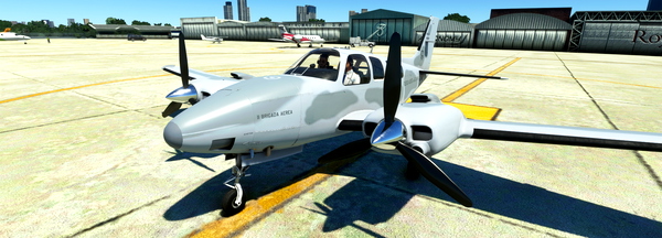 Beechcraft Baron G58 - Fuerza Aérea Argentina (II BA) - for Microsoft Flight Simulator