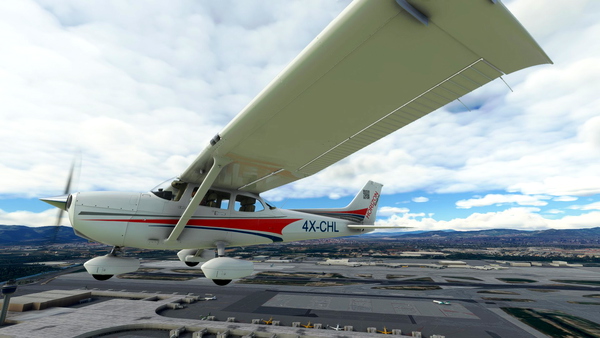 cessna 172 4X-CGV livery for Microsoft Flight Simulator | MSFS