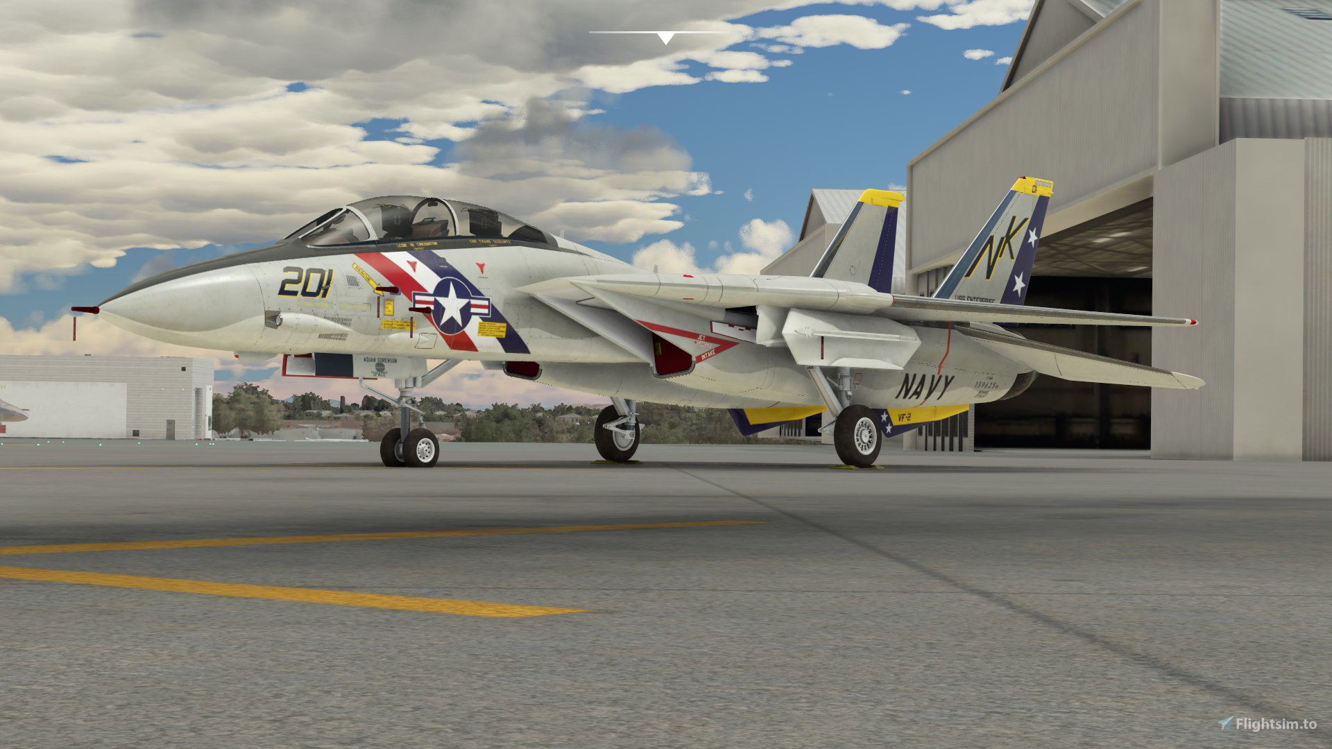 DC Designs F-14 B VF-103 Jolly Rogers For Microsoft Flight Simulator | MSFS