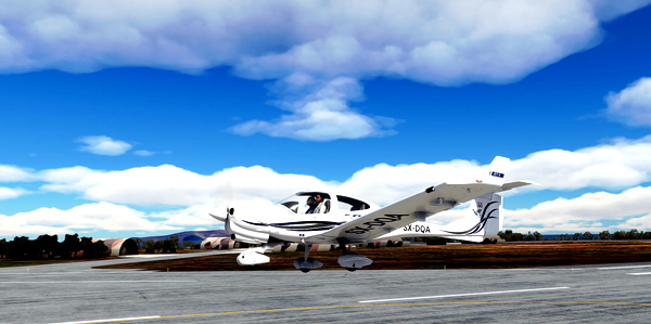 Diamond DA40 NG Livery Air Greece - for Microsoft Flight Simulator