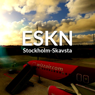 ESKN Stockholm Skavsta Airport - for Microsoft Flight Simulator