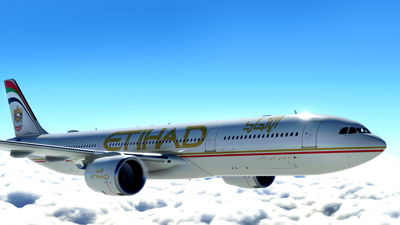 Etihad Old Livery for A330-900 for Microsoft Flight Simulator | MSFS