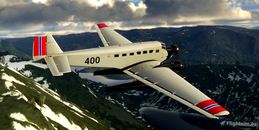 Junkers Ju-52 on Floats Norwegian Air Force for Microsoft Flight ...