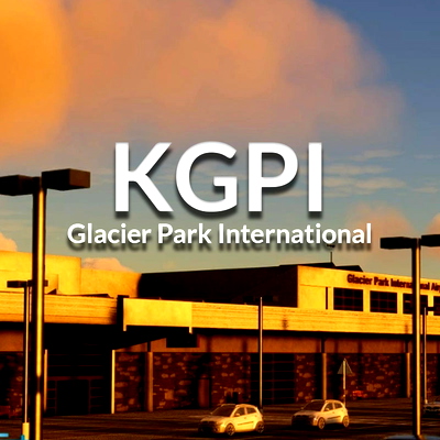KGPI Glacier Park International Airport - for Microsoft Flight Simulator