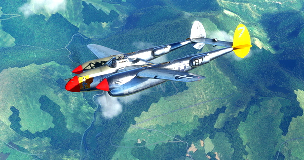 Lockheed P-38 "Beautiful Bitch" 82nd FG - for Microsoft Flight Simulator