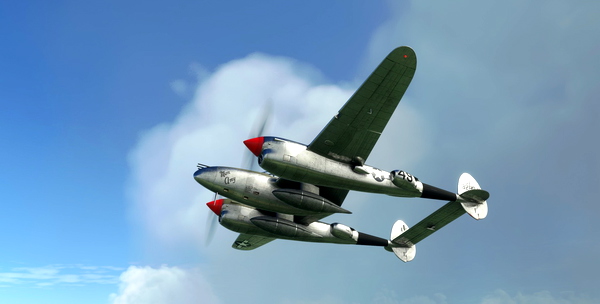 Lockheed P-38 "Mon Amy" 1st FG - for Microsoft Flight Simulator