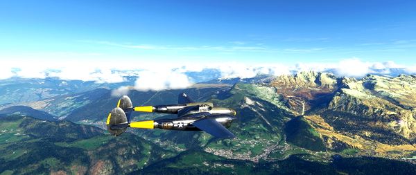 Lockheed P-38 "Old Rusty" 1st FG - for Microsoft Flight Simulator