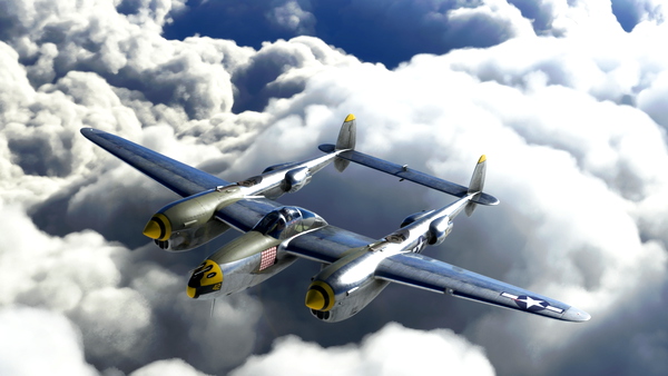 Lockheed P-38L (FlyingIron Simulations) "Yellow 42" - for Microsoft Flight Simulator