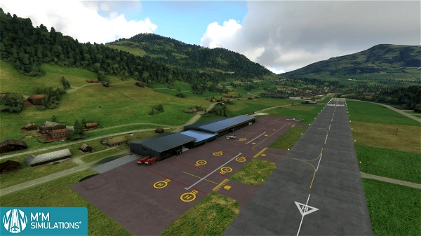 LSGK Gstaad-Saanen Airport Microsoft Flight Simulator