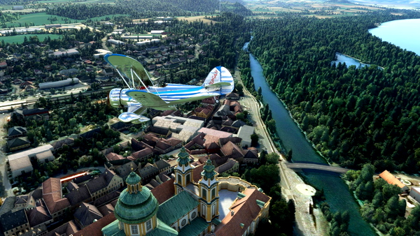 RacAir Livery for Waco YMF-5 - for Microsoft Flight Simulator