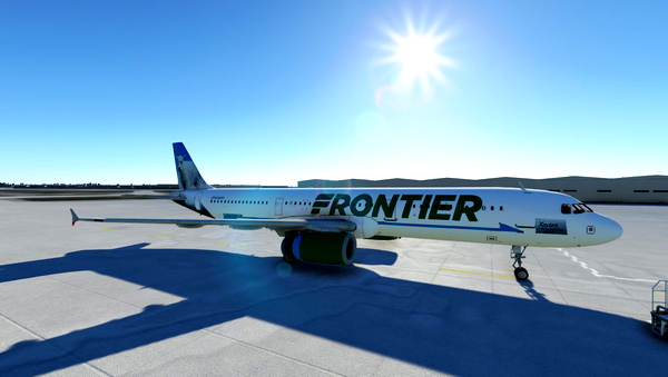 AMP A321 Frontier Airlines N722FR - for Microsoft Flight Simulator