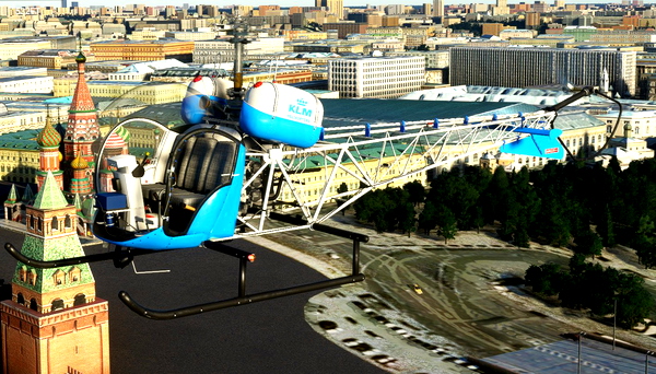 Bell 47 KLM - for Microsoft Flight Simulator