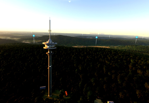 Cleebronn Fernsehsender (Radio TV Tower) - for Microsoft Flight Simulator