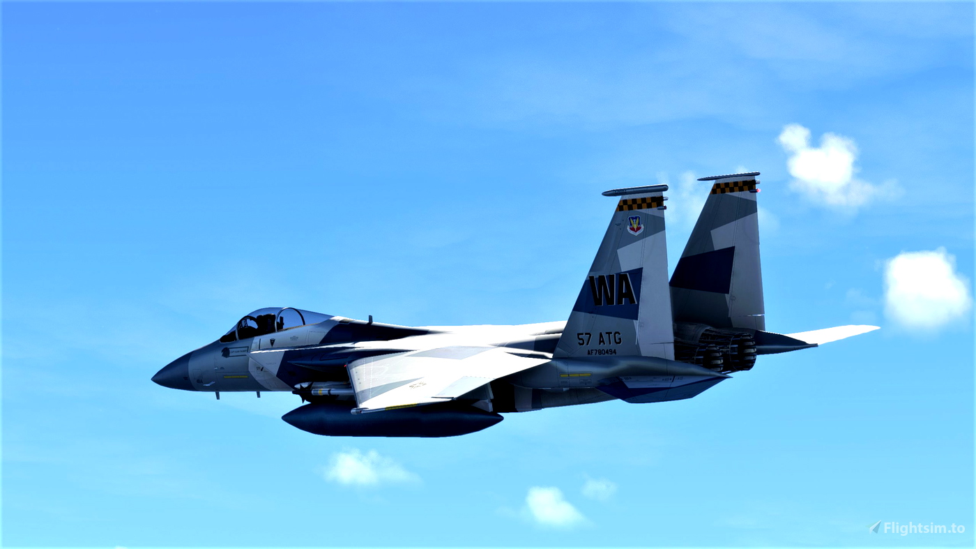 F-15C 65th Aggressor Flanker - Wall Pilot