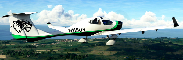 Diamond DA40 NG & TDI Utah Valley University - for Microsoft Flight Simulator