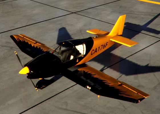 DR400/100 Cadet Colored Wings Livery - for Microsoft Flight Simulator