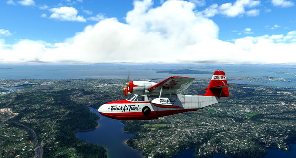 Grumman G44A Widgeon ZK-BPX Tourist Air Travel - for Microsoft Flight Simulator