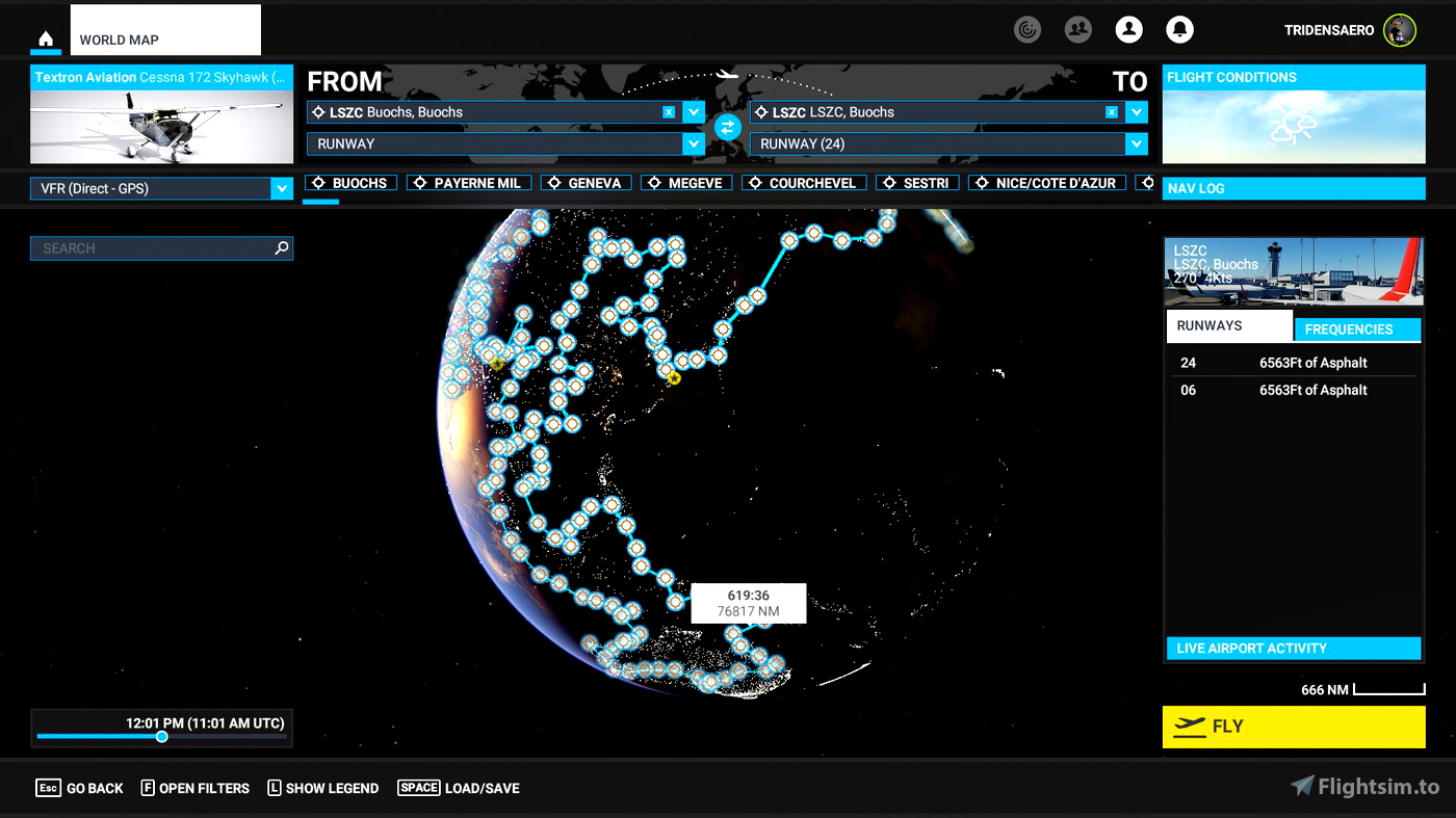 In 435 Flights around the World for Microsoft Flight Simulator | MSFS