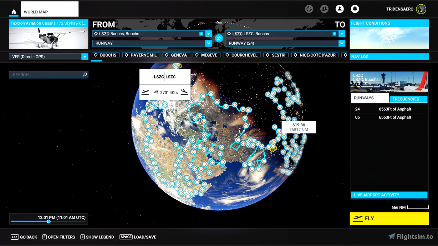 In 435 Flights around the World for Microsoft Flight Simulator | MSFS