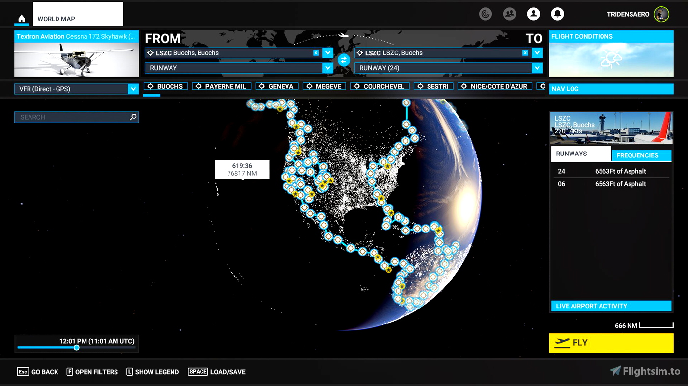 In 435 Flights around the World for Microsoft Flight Simulator | MSFS