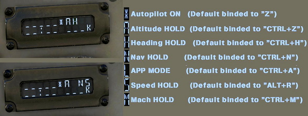 IndiaFoxtEcho Aermacchi MB-339 Autopilot display mod - for Microsoft Flight Simulator