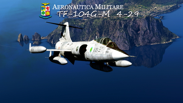 Italian Air Force SSW TF-104G 4-29 MM54232 - for Microsoft Flight Simulator