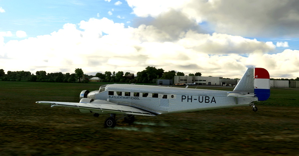 Junkers Ju-52/3m PH-UBA Rijksluchtvaartschool - for Microsoft Flight Simulator