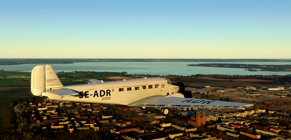 Junkers Ju-52/3m SE-ADR Aerotransport Sweden - for Microsoft Flight Simulator
